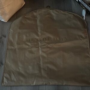 Burberry Garment Bag in Olive Green